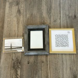Lot of 3 new picture frames